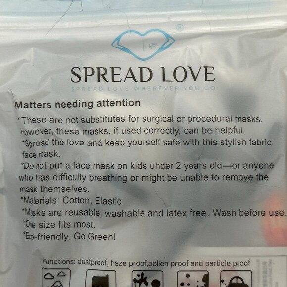NEW But Opened Spread Love Snowman Face Mask - Picture 7 of 7